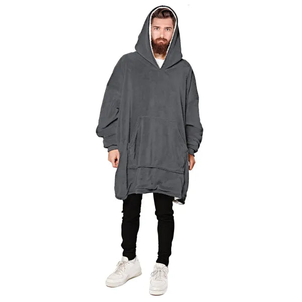 Cozy Hooded Sweater Blanket