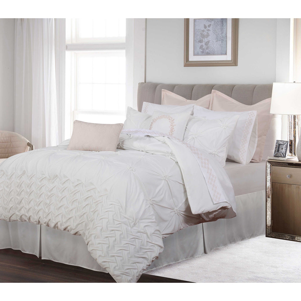Manoir White 6-piece Comforter set