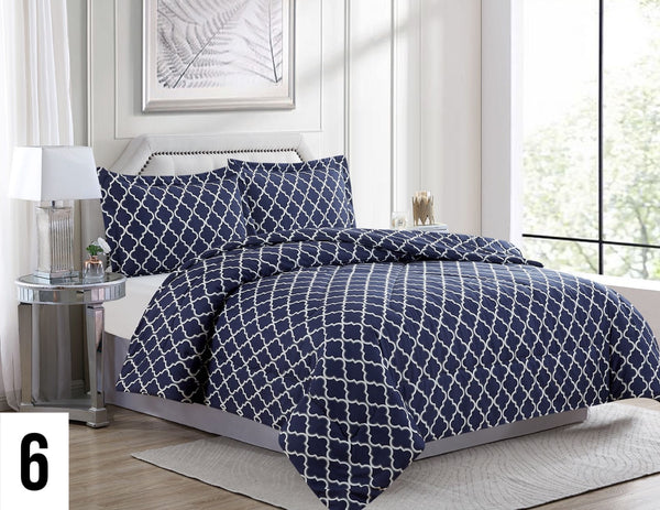 Dream Sleep Printed 3-piece Comforter sets