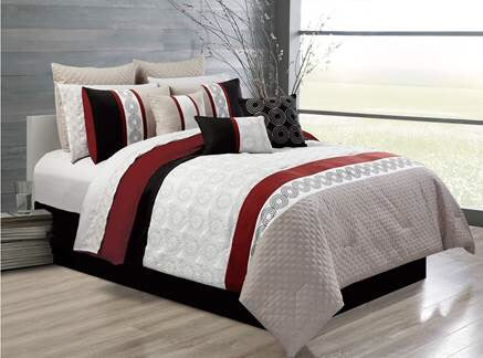 Bistro Beige 7-piece Comforter set