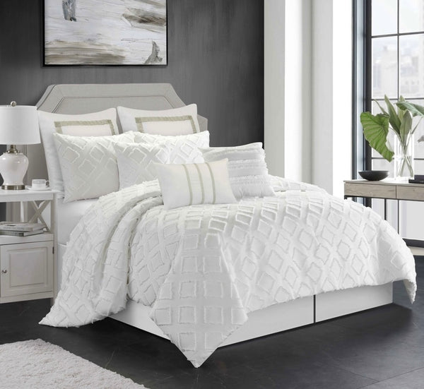 Marysa White Comforter set