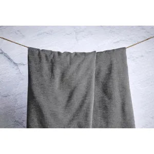 Heathered Flannel Comforter Set – Charcoal